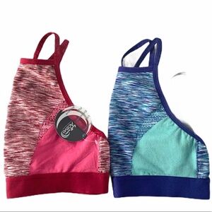 Modern Movement 2 NWT Sports Bras Pink L/Blue M